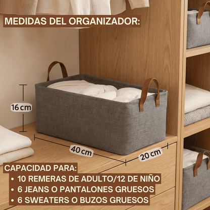 Canasto organizador para el hogar