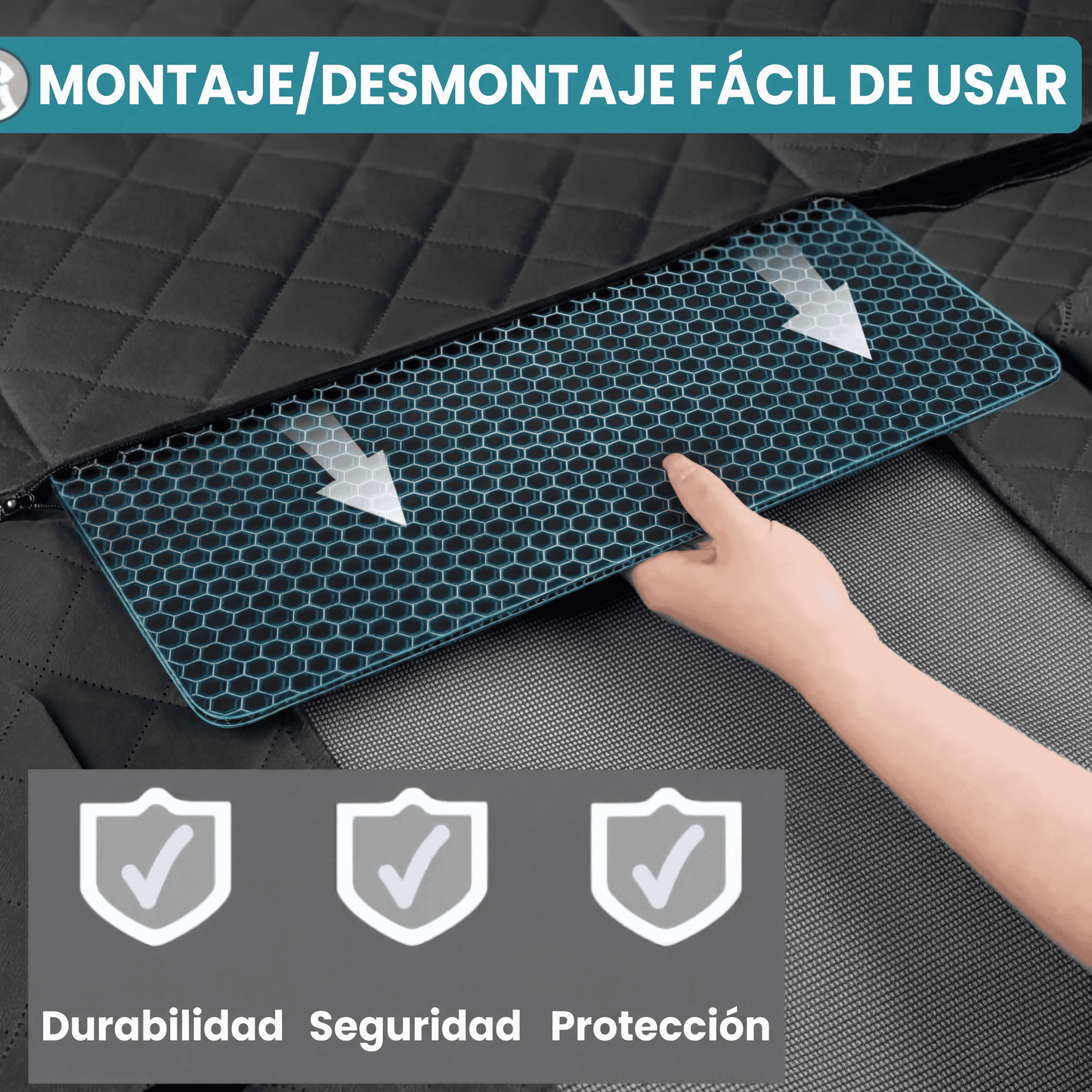 Cubre asientos para perros