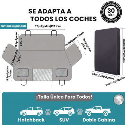 Cubre asientos para perros