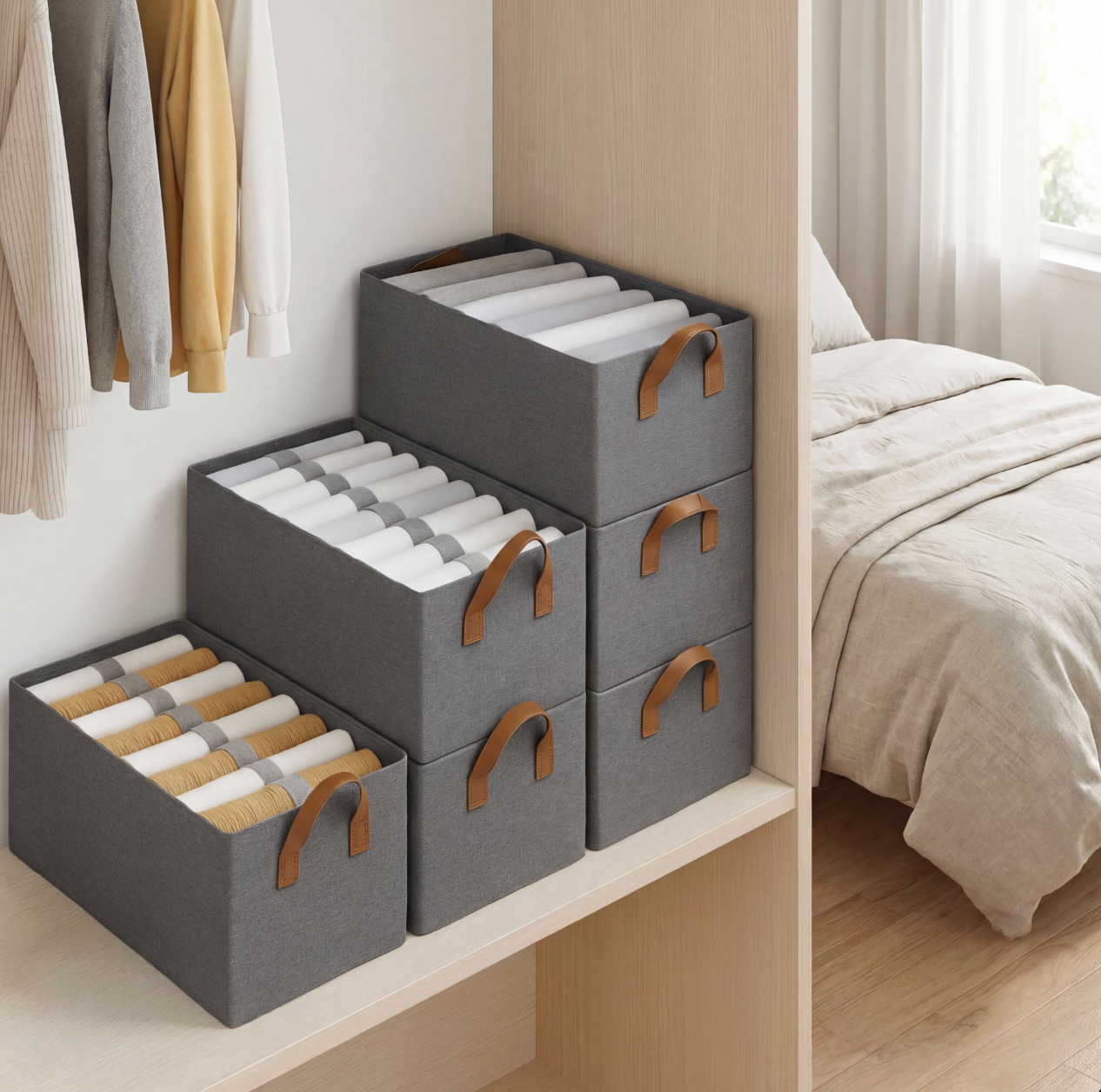 Canasto organizador para el hogar